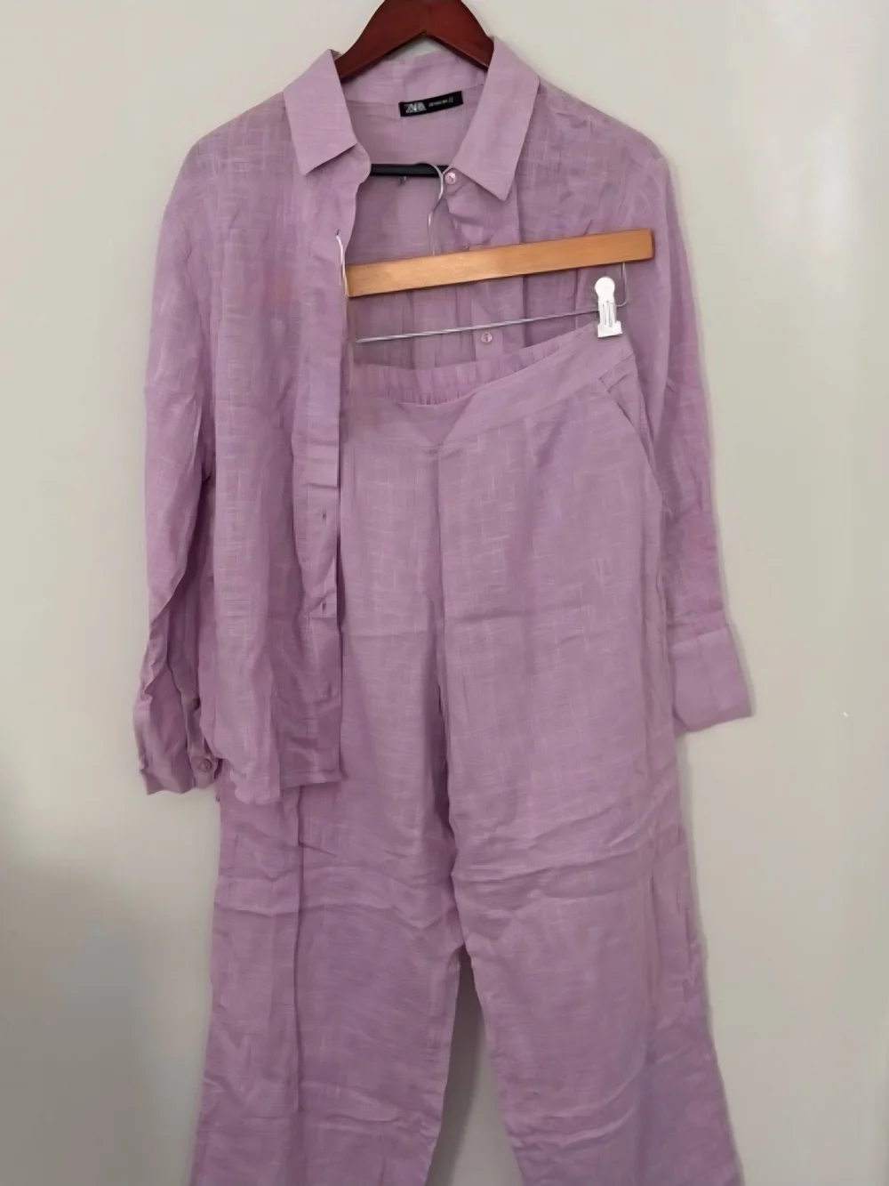 Zara 2 Pieces Linen Set.